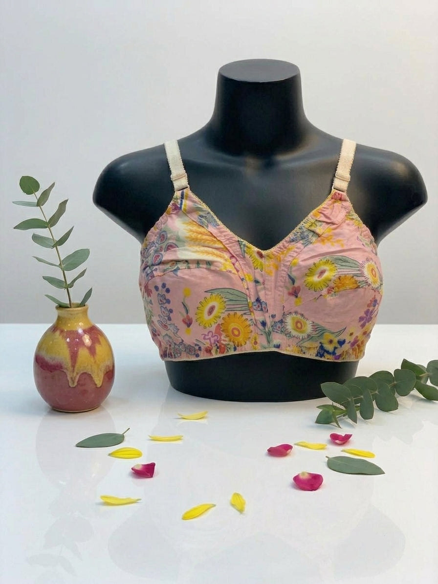Yellow Striped Everyday Comfort Bra