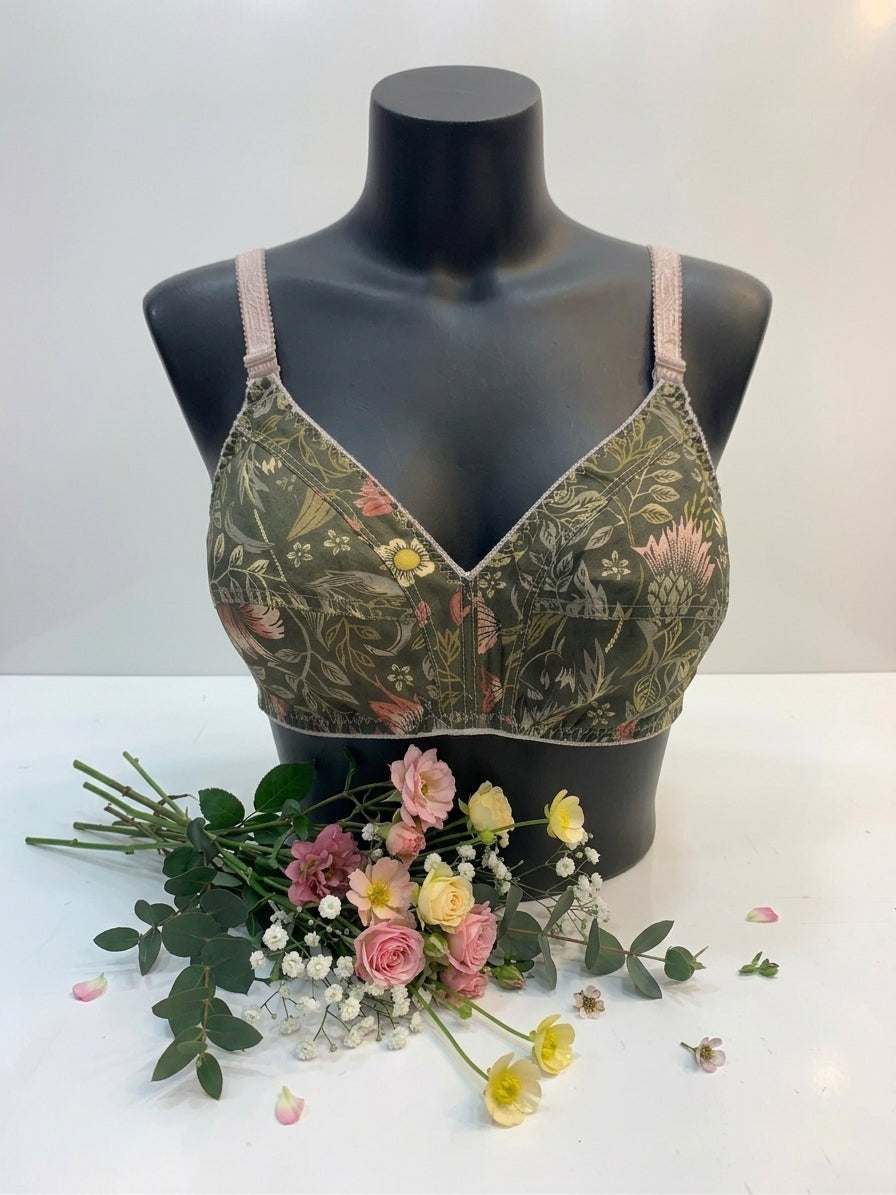 Olive Floral Everyday Comfort Bra